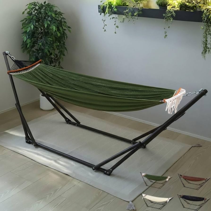 Amazon.co.jp: Bonarca ハンモック 自立式 【至福の寝心地！選べる